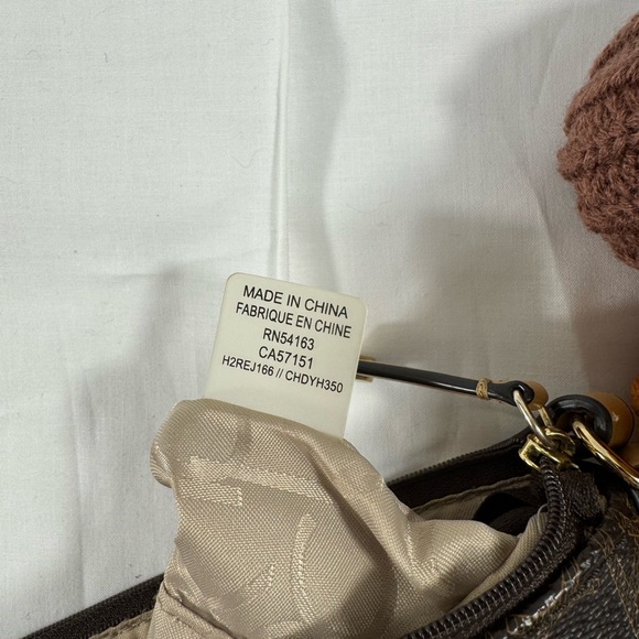 Calvin Klein Dark Brown Monogram Crossbody Purse - Like New - Rarely Used - Picture 5 of 15